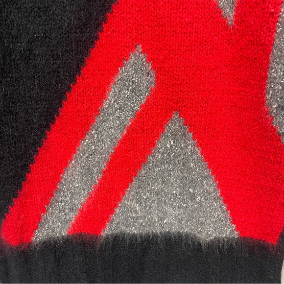 SEMPLICE 90’s Vintage Silk Angora Blend Abstract Pullover Sweater Size M - Picture 9 of 12